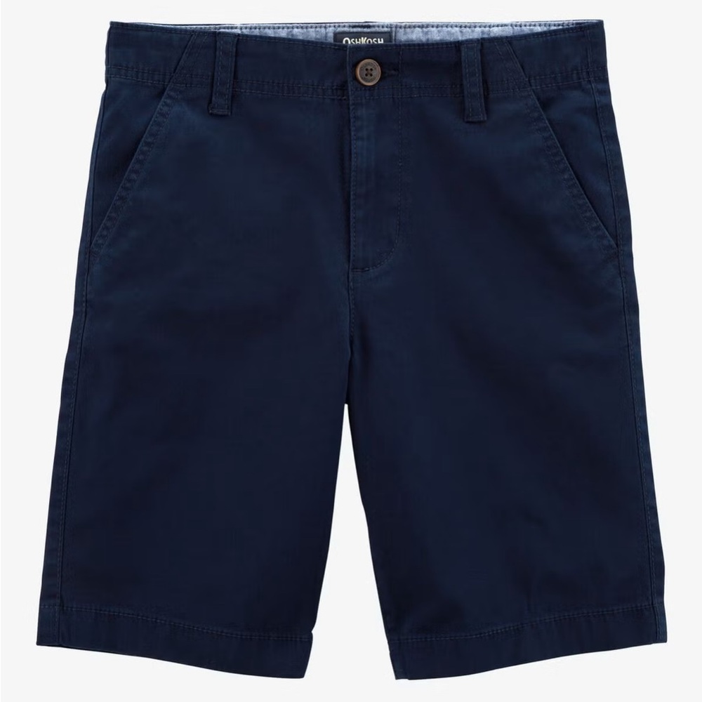 NWOT OshKosh B’gosh Adjustable Waistband Stretch Chino School Uniform Shorts